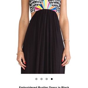 Mara Hoffman embroidered bustier dress